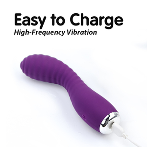 Vibratore per Punto G in Silicone Medicale, Riscaldante, Ricaricabile, 10 Velocità, Impermeabile IPX7, Ricarica Magnetica, per Adulti - Product Image 5