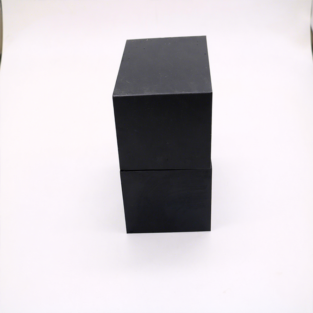 Plaque Nylon PA6 100x100x25 Mm - Panneau Plastique Rigide Noir Usinage CNC Pour Bricolage