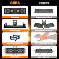 ZJFIT nouveauté multi-fonctionnel Push up Bar Board équipement d'exercice Push-Up Board poitrine Muscle pliant planche d'entraînement