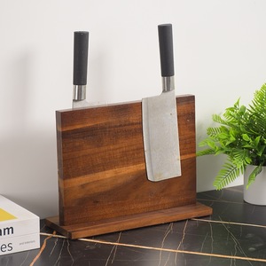 Support magnétique en bois pour couteaux, organiseur de bureau, présentoir créatif pour ustensiles de cuisine - Product Image 1