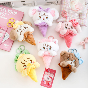 Lot de 6 pendentifs <span class=keywords><strong>anime</strong></span> Mikko authentiques, boîte mystère, jouet porte-clés en peluche 3D parfumé, boîte surprise - Product Image 1