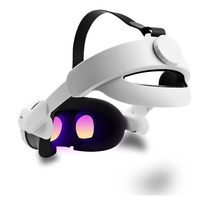 Nouvelle sangle de tête pour lunettes Meta Quest 3, casque confortable, bandeau pour la tête, réduit la pression sur la tête, sangle de tête réglable