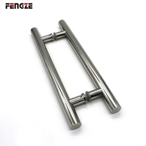 Fengze cửa kính hiện đại xử lý thép không gỉ h loại đòn bẩy cửa xử lý trượt Brass cửa xử lý - Product Image 1
