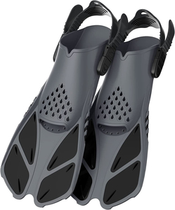 <span class=keywords><strong>Aletas</strong></span> de Buceo Ajustables al por Mayor, <span class=keywords><strong>Aletas</strong></span> de Snorkel de Talón Abierto con Pala Corta, <span class=keywords><strong>Aletas</strong></span> de Natación para Entrenamiento - Product Image 4