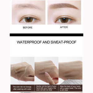 Polvo de Cejas Vegano OEM de 2 Colores, Resistente al Agua y al Sudor, de Larga Duración, Polvo de Cejas Húmedo/Seco, Maquillaje con Logotipo Personalizado - Product Image 2