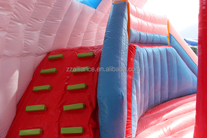 Suministro de fábrica gran castillo hinchable Spiderman tobogán puente Castillo niños gran juego inflable para la venta - Product Image 5