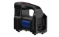 Automatic Cordless Lithium-Ion 12V Car Tire Inflator Air Pump with Digital Tire Pressure Monitor and Emergency Light