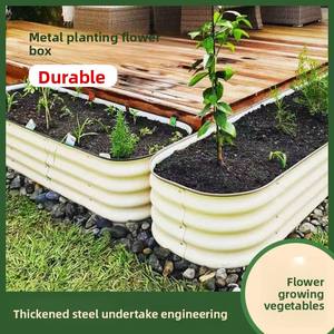 Jardinera Moderna Ecológica para Coliflor, <span class=keywords><strong>de</strong></span> Acero Galvanizado y Dolomita, para Cultivo <span class=keywords><strong>de</strong></span> Vegetales y Flores - Product Image 3