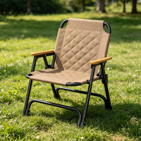 Chaise lune pliante portable en acier, confortable et robuste, pour l'extérieur, la plage, le camping, les pique-niques, l'escalade, les événements commerciaux et les stands.