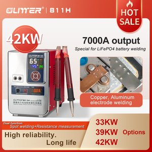 Machine de soudage par points Glitter 811H 42KW 10-20A, sortie 110V/220V, énergie de pointe 840J, pour aluminium, cuivre/nickel, fer et batteries au lithium - Product Image 5