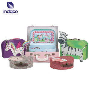 Valise en carton pour enfants, valise en carton en forme de boîte cadeau, valise en carton pour bébé - Product Image 2