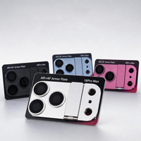 Protecteur d'objectif d'appareil photo en métal avec béquille pliable AR-AF anti-reflet, couverture complète de l'objectif pour iPhone 18 Pro Max