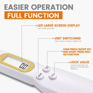 LCD Digital Kitchen Scale Electronic Cooking Food Weight <b>Measuring</b> Spoon 500g 0.1g Coffee Tea Sugar Spoon Scale Kitchen <b>Tool</b> - Product Image 3