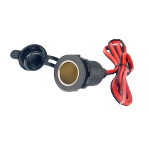12V 24V Thuốc lá nhẹ hơn nữ ghế cố định chủ đề cài đặt sạc xe hơi xe xe máy thay đổi ổ cắm điện với không thấm nước C - Product Image 1