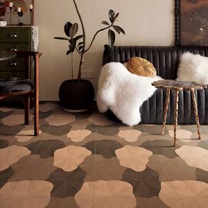 <span class=keywords><strong>Carrelage</strong></span> en porcelaine effet bois Foshan White Body 600x1200mm, joint Lotus, gravure numérique, finition mate, antidérapant R9, revêtement de sol durable - Product Image 4