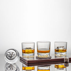 NOVARE Juego de 4 Vasos Clásicos de 310 ml con Fondo Grueso y Diseño de Elefante para Whisky, <span class=keywords><strong>Tequila</strong></span>, Vino y Fiestas - Product Image 4
