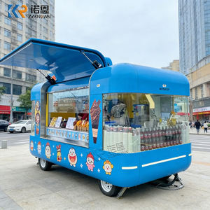 Chariot de kiosque mobile, camions de restauration de rue, chariot mobile commercial pour bonbons, chariot à glaces et desserts pour festivals, mariages et fêtes - Product Image 1