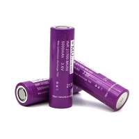 INR21700-MU50 Baterai Lithium Ion 21700 Full Tab 3.6V 5000mAh 70A Discharge 1500 Siklus Stok HK PL untuk Pembuatan Paket Baterai