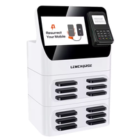 Station de recharge portable pour restaurant, banque d'alimentation publique durable, banques d'alimentation partagées avancées avec machine POS NFC