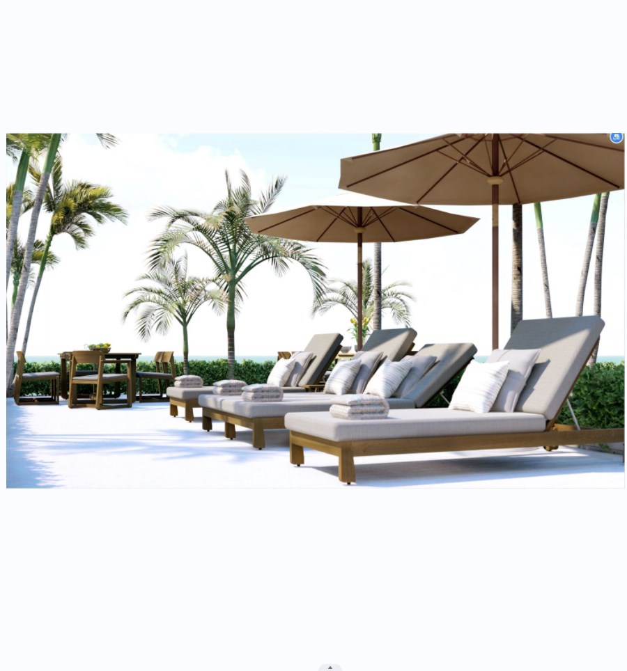 Outdoor patio garden sets chaises de mariage wood furniture teak chaise lounge