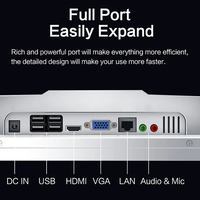 Computadora de Oficina OEM de 24 Pulgadas, I3 I5 I7, Conjunto Completo de Escritorio Todo en Uno con Ratón y Teclado para el Hogar y la Oficina