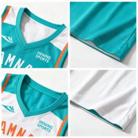 Maillot de Basketball Réversible Personnalisé pour Équipes, Respirant, Sublimation Professionnelle, Vente en Gros, pour Jeunes, 1688.Com