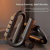 Barres de pompes pour adultes, outil d'entraînement de force, support pour plank, aide multifonctionnelle non pliable pour la maison, vente en gros