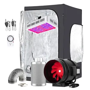Grow hydroponic Superior Quality indoor Grow tent Complete Kit With Full Grow Accessories