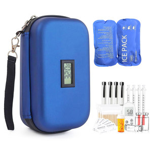 Custom Portable Insulin <b>Cooler</b> Travel Case Insulated <b>Cooler</b> <b>Box</b> Organizer for Insulin Pen and Syringe Storage with <b>Ice</b> Pack - Product Image 1