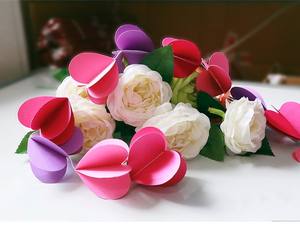 Decorazione di Cerimonia Nuziale creativo 3D Cuore di Carta Appeso Festa di Nozze Ghirlanda - Product Image 3