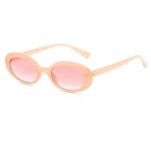 <span class=keywords><strong>2023</strong></span> femmes vente chaude coloré mode <span class=keywords><strong>lunettes</strong></span> de soleil à la mode UV400 lentilles cadre ovale bleu blanc or rouge nouveau Style <span class=keywords><strong>lunettes</strong></span> de soleil - Product Image 4