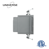 Boîtier électrique PVC 4 modules homologué ETL de 87 pouces cubes, neuf, avec clous intégrés pour installation murale