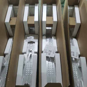 Colonne de douche thermostatique murale en acier inoxydable 304 Water Droplet Sanitary Ware, finition brossée, ensemble de douche 6609 - Product Image 4