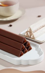 עוגיות סנדוויץ' שוקולד חלב כפול טעם, מילוי גלוקוז מתוק וקראנצ'י, בסגנון סיני, במבצע חם וסיטונאי, פופולריות באריזה. - Product Image 4