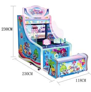 Máquina de Juego Arcade de Canje de Boletos, Equipo de Arcade para Parque de Atracciones, Máquina de Juego Operada con Monedas para Interiores, Simulador de Tiro al Agua - Product Image 1