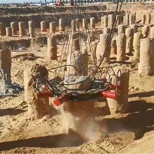 Disjoncteur hydraulique de haute qualité de pile de tête de pile ronde de machines de DINGLI installé sur l'excavatrice - Product Image 1