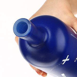 <span class=keywords><strong>Botella</strong></span> de Vidrio Personalizada con Logotipo, Premium, 500ml 750ml, para Licor, Ron, Ginebra, <span class=keywords><strong>Tequila</strong></span>, Vodka, <span class=keywords><strong>Azul</strong></span>, Vacía, con Tapa - Product Image 2