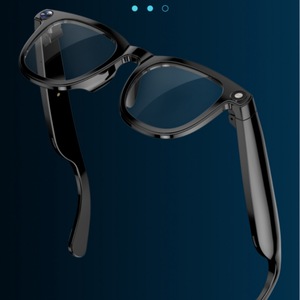Smart Glasses With Camera 8MP Ultra Hd Bluetooth For Photos Calls Music Playback And Wifi Transfer Black Transparent Lenses - Product Image 4