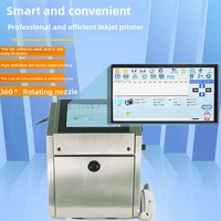 Impresora de Etiquetas de Inyección de Tinta para Caracteres Pequeños W900, Totalmente Automática e Inteligente, de Secado Rápido, para Codificación de Fechas de Producción, Nueva en Empaque
