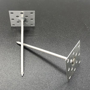 Fixations adhésives pour isolation en maille perforée, plaques de base perforées pour le fixation de la laine de roche, de la laine de verre, du XPS et de l'EPS - Product Image 4