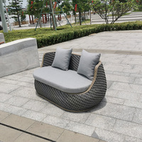 Vente directe d'usine en Chine, meubles de jardin en rotin modernes et confortables, ensemble de chaises pour salon et appartement