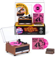 Caja Sorpresa Mini Brands Really Works Vinyl Serie 1 ZURU, Mini Tocadiscos Funcional que Reproduce Música, para Edades de 0 a 24 Meses