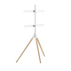 Wood <strong>TV</strong> Mount 45"-65" Inch Modern Livingroom Bedroom Furniture Minimalist Easel Tripod Studio <strong>TV</strong> <strong>Floor</strong> Mounted <strong>Stand</strong> with 3 Legs - Product Image 5