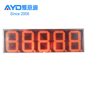 Màn Hình LED <span class=keywords><strong>7</strong></span> Đoạn 8Inch, Bảng Đèn LED Giá Gas Bảng Đèn LED Một Chữ Số Cho Bảng Giá - Product Image 3