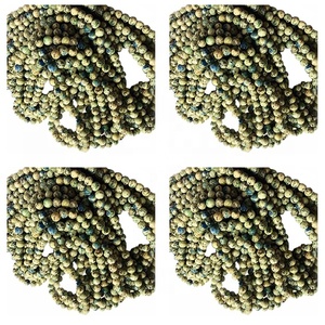 Natural K2 forma redonda pálido <span class=keywords><strong>amarillo</strong></span> piedras preciosas cuerdas - Product Image 6