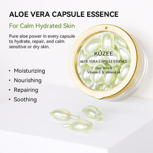 Cápsula de <span class=keywords><strong>Aloe</strong></span> <span class=keywords><strong>Vera</strong></span> para Tratamento Facial Hidratante, Reparador, Calmante, Aumenta a Umidade, Ilumina o Tom da Pele e Trata a Pele Macia - Product Image 1