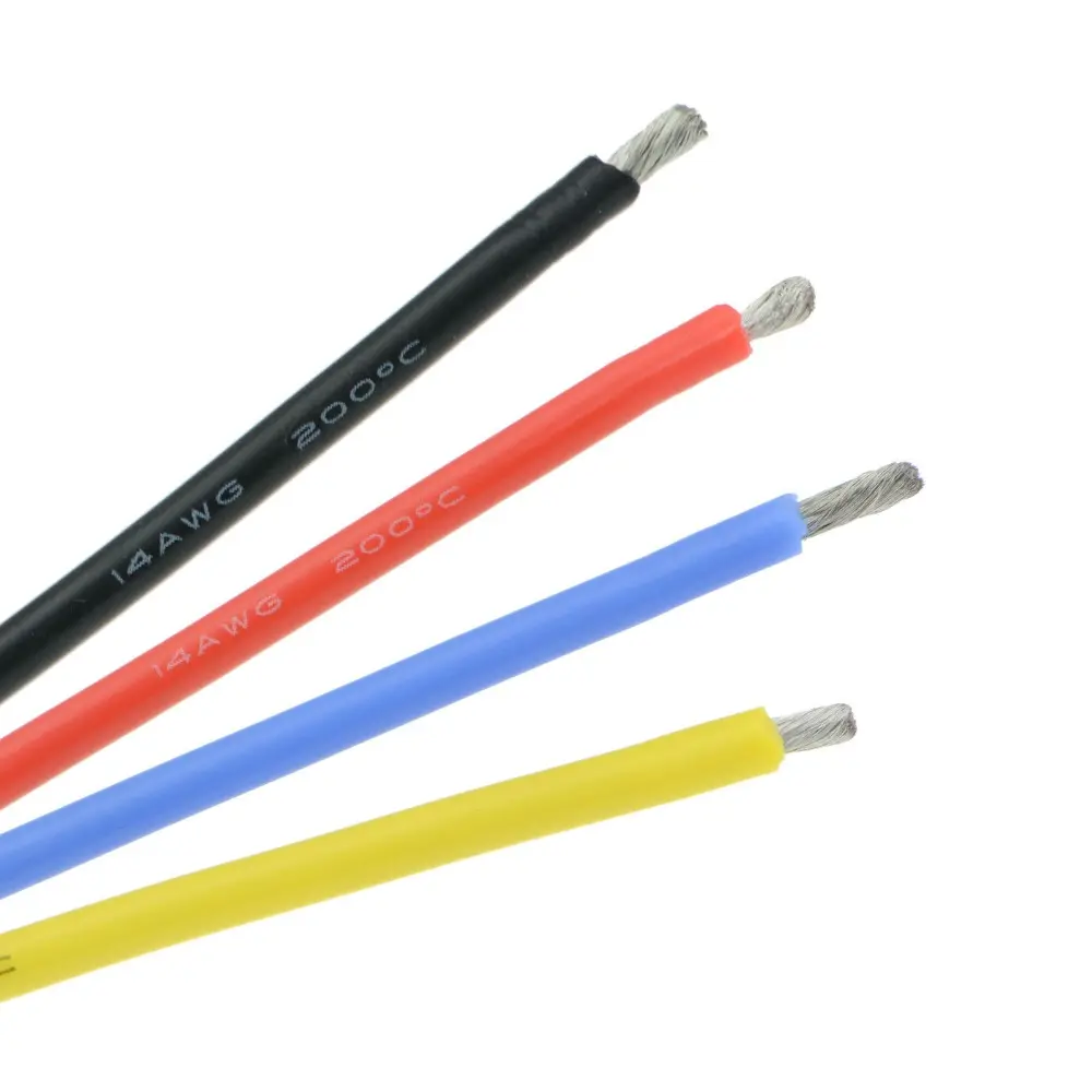 Heat Resistance Tinned Copper Conductor Rubber Insulation Cable 4awg Silicone