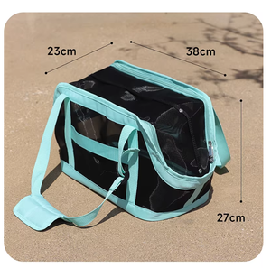 Transportín de malla de alta calidad Dafeel, bolsa de viaje transpirable para mascotas pequeñas y medianas, gatos y perros, personalización OEM - Product Image 4