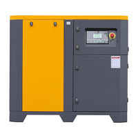 Nouveau compresseur d'air à vis stationnaire lubrifié de 5,5 à 15 kW, 500 litres, 380 V, pour l'industrie électrique, avec 185 CFM