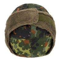 Dairui Chapeau de trappeur camouflage d'hiver Double épaissi doublé polaire Oreillettes Coupe-vent Chapeau d'aviateur pour hommes femmes pour la chasse en plein air